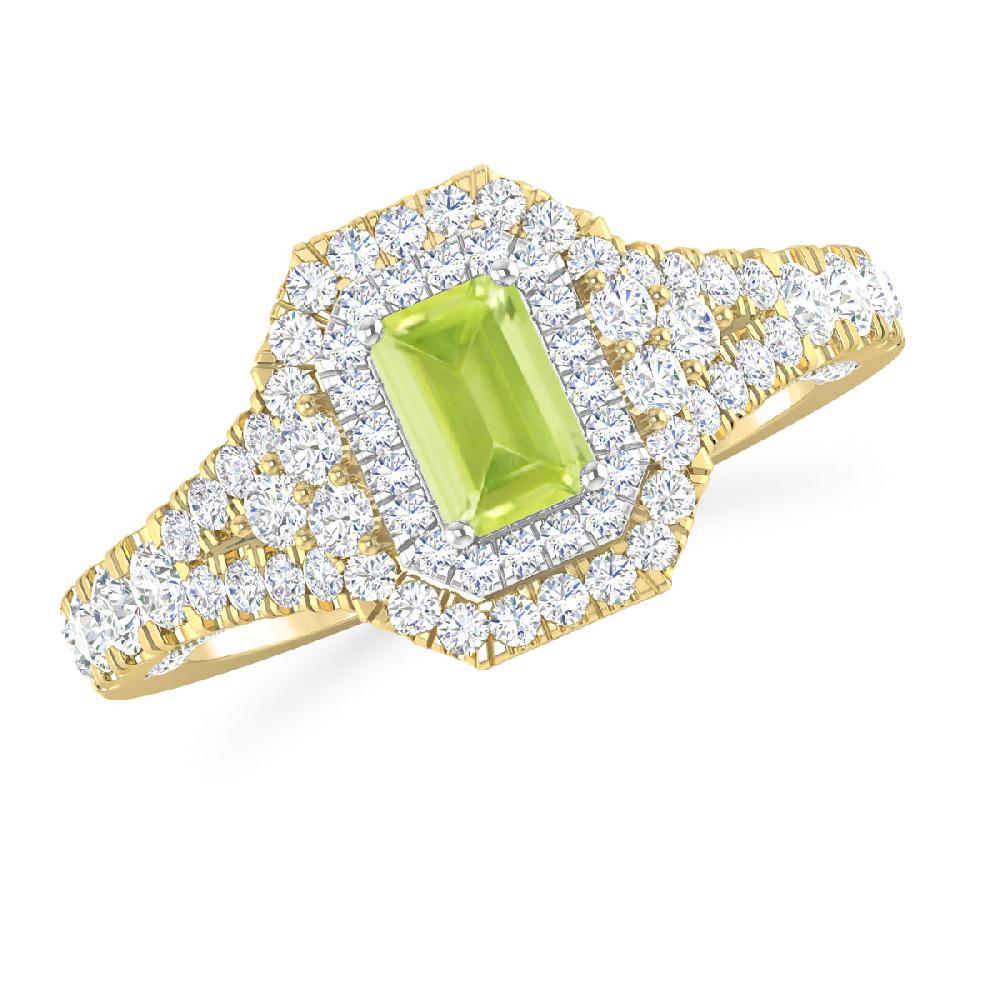 Yellow Gold - Peridot