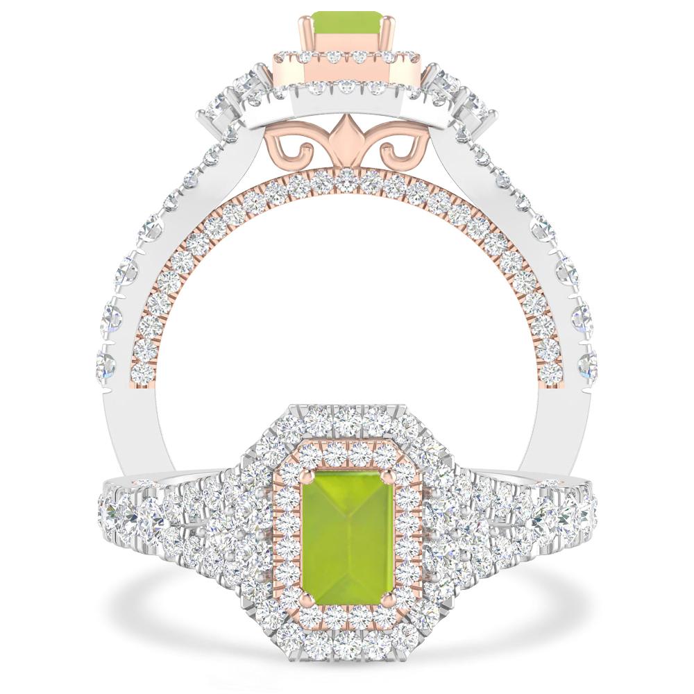 White Gold - Peridot