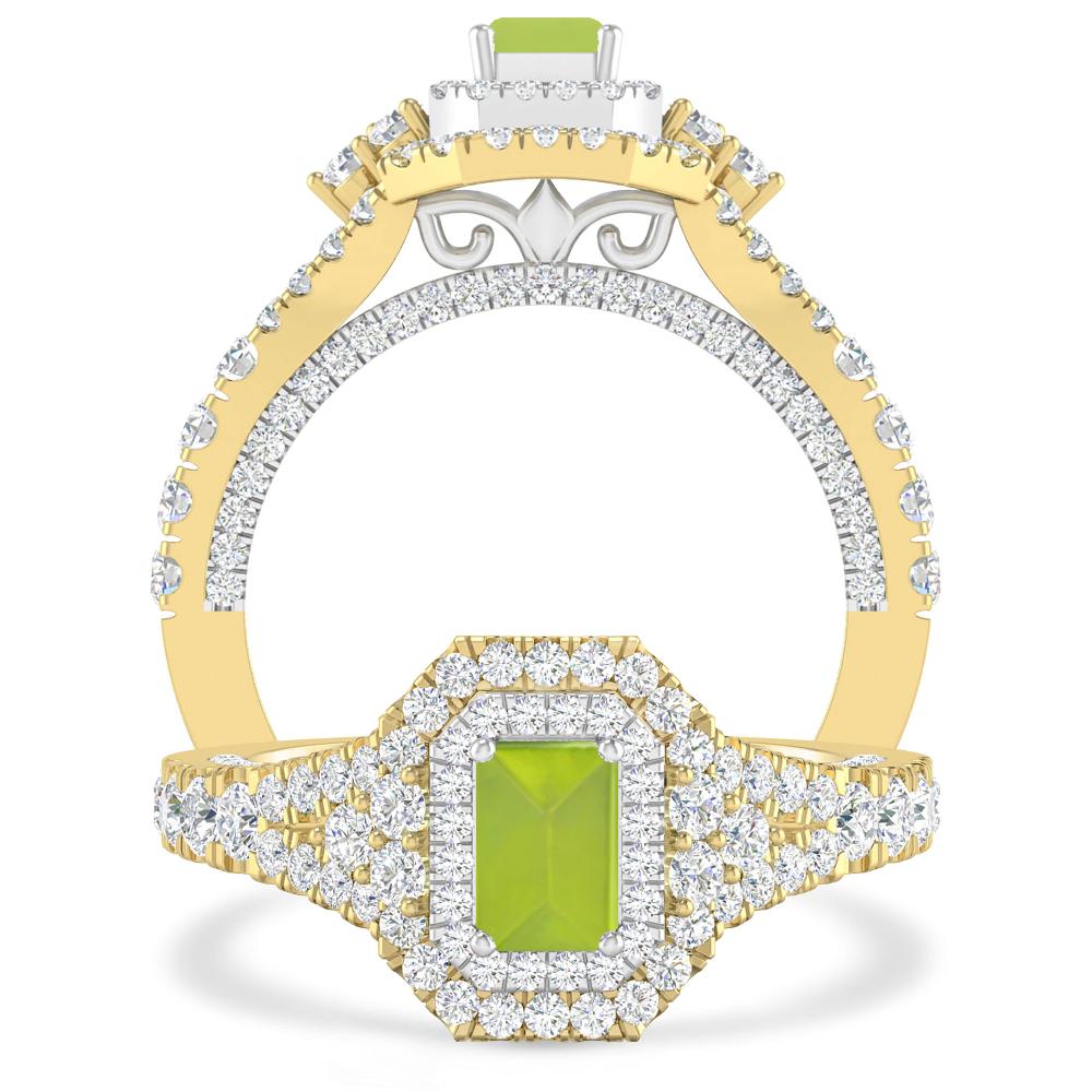Yellow Gold - Peridot