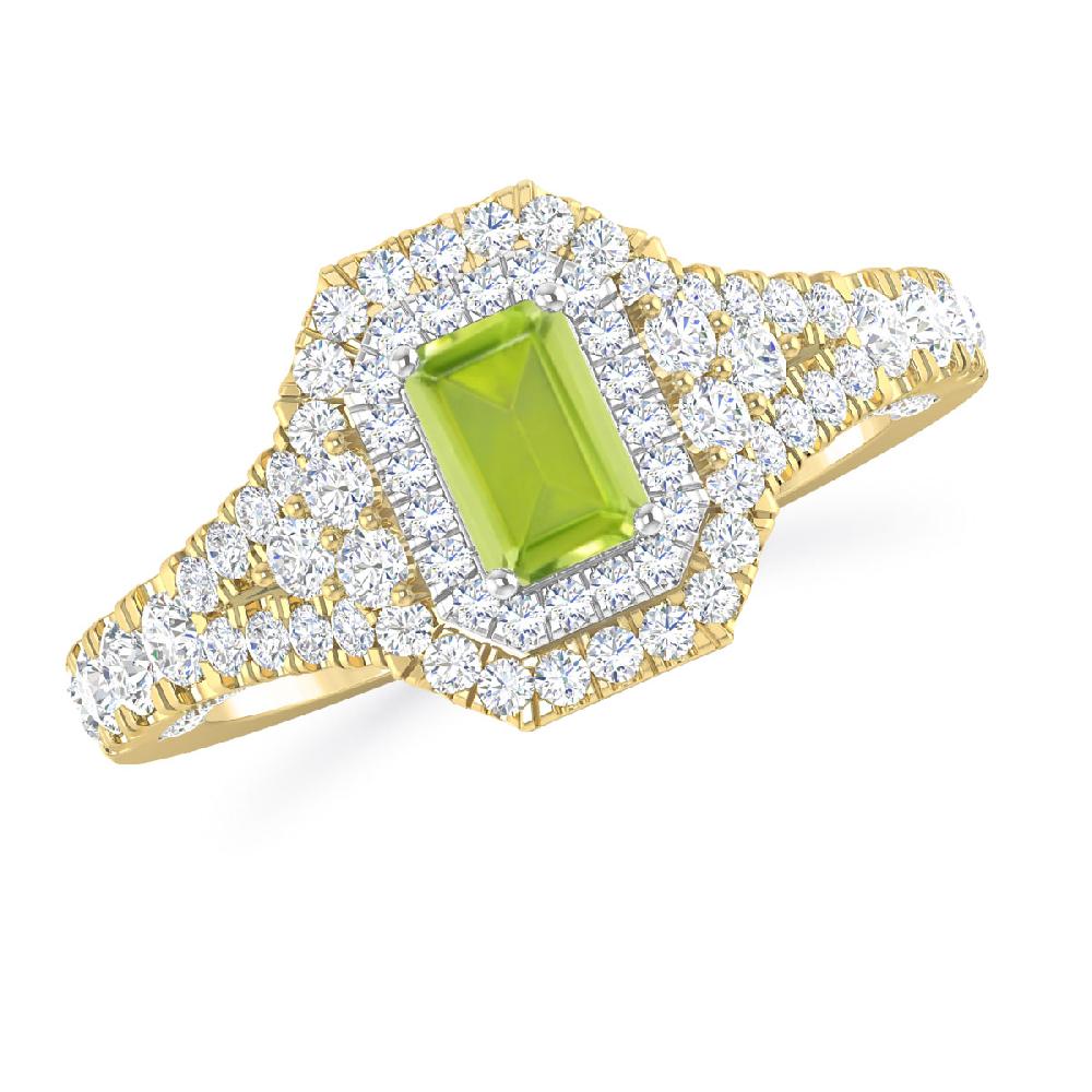 Yellow Gold - Peridot