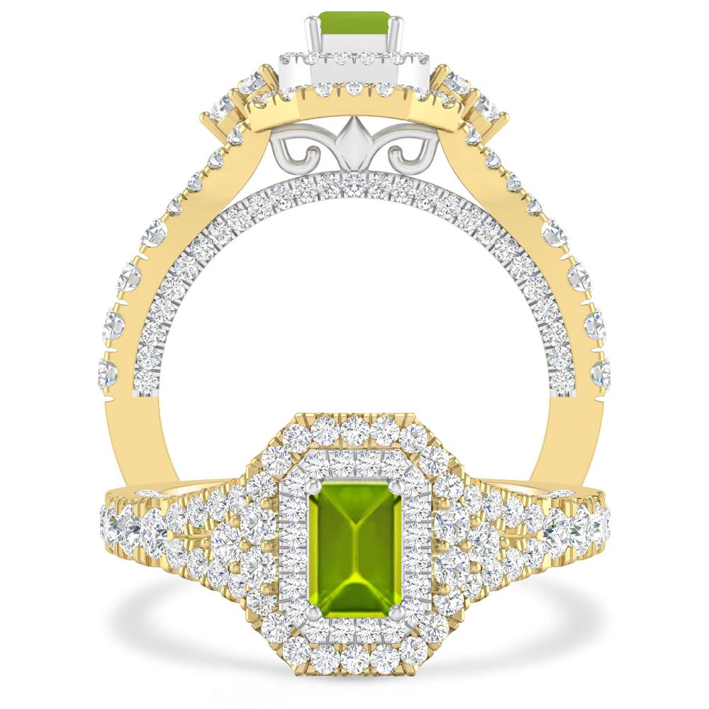 Yellow Gold - Peridot