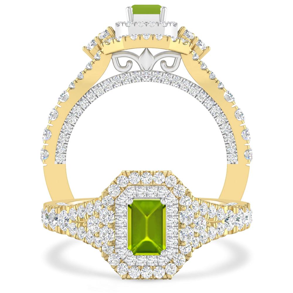 Yellow Gold - Peridot