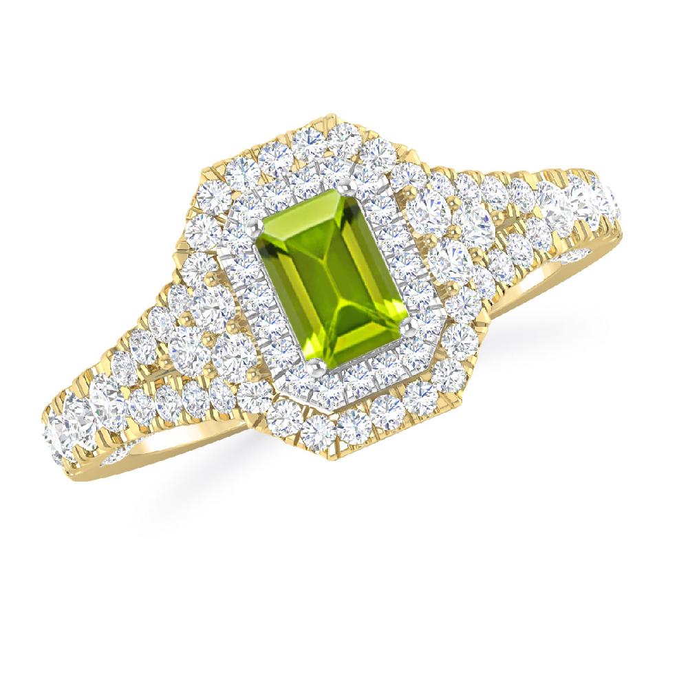 Yellow Gold - Peridot