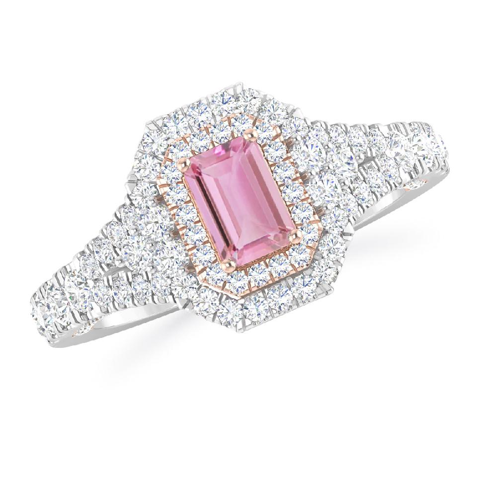 White Gold - Pink Tourmaline