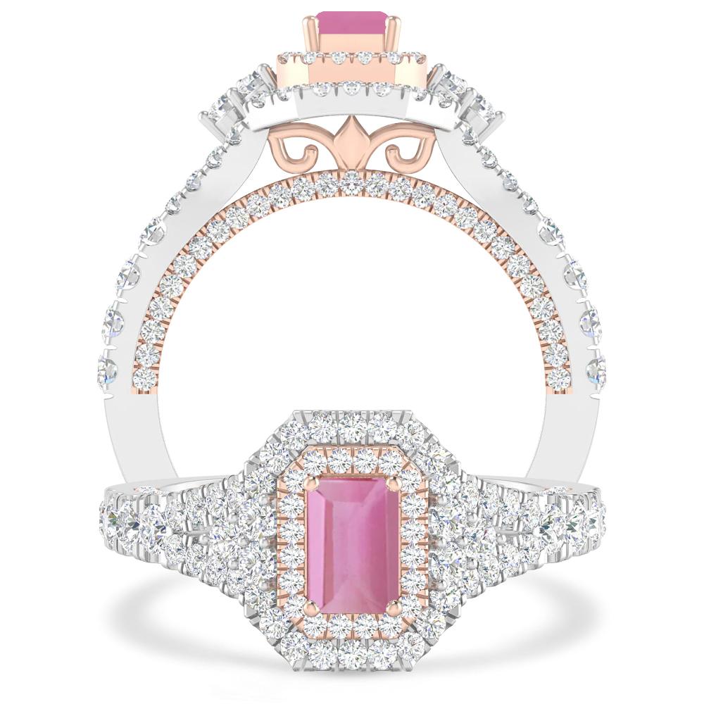 White Gold - Pink Tourmaline