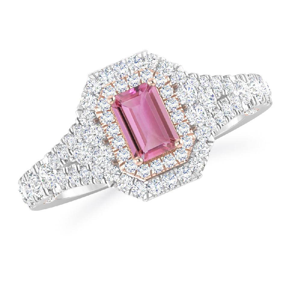 White Gold - Pink Tourmaline