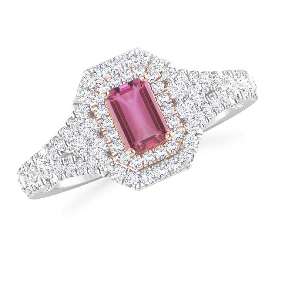 White Gold - Pink Tourmaline