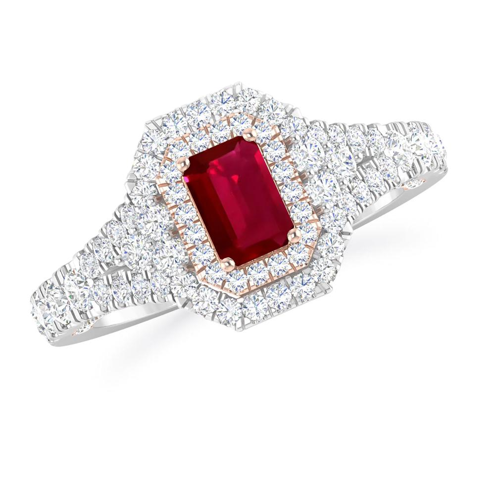 White Gold - Ruby