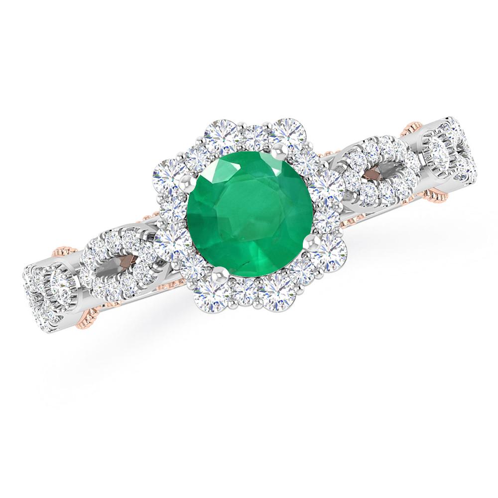White Gold - Emerald