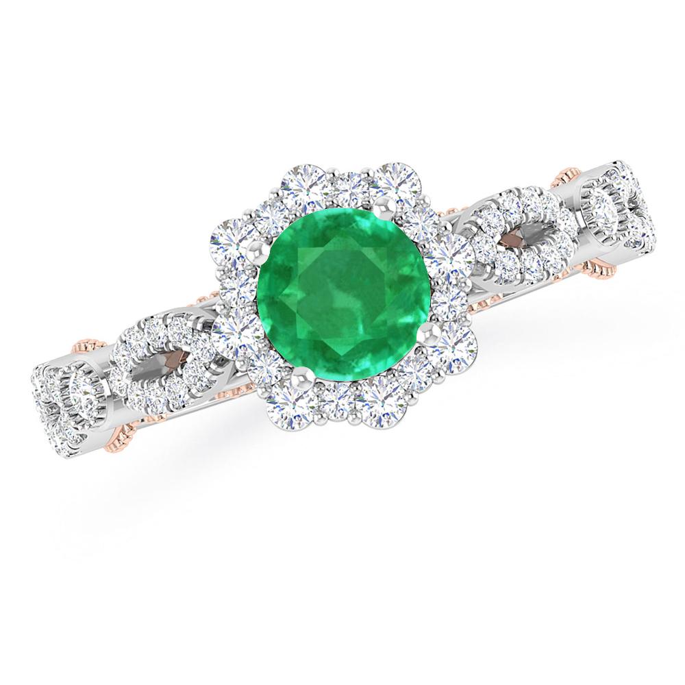 White Gold - Emerald