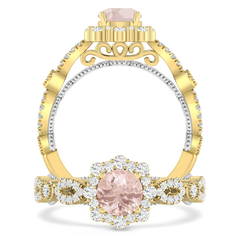 Yellow Gold - Morganite
