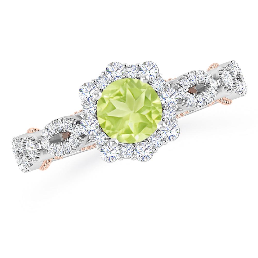 White Gold - Peridot