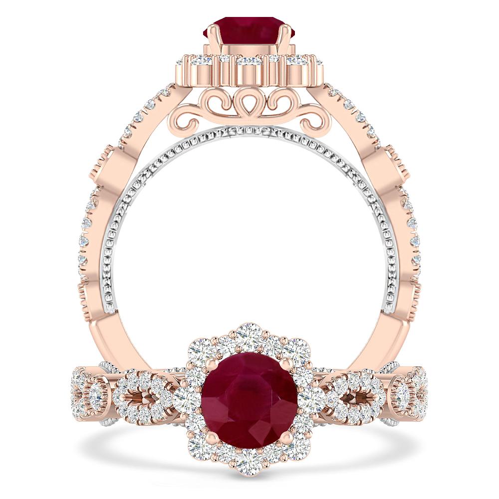Rose Gold - Ruby