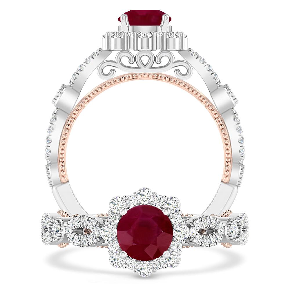 White Gold - Ruby