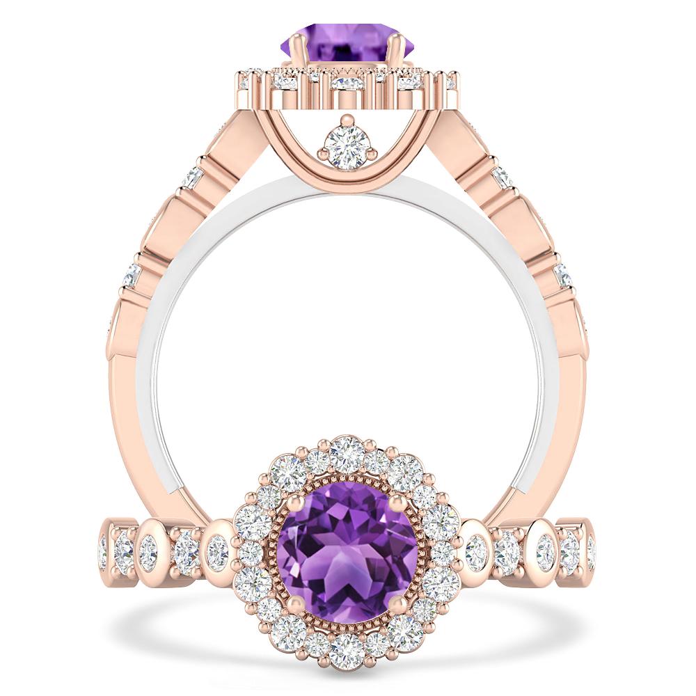 Rose Gold - Amethyst