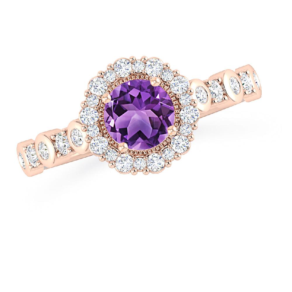 Rose Gold - Amethyst