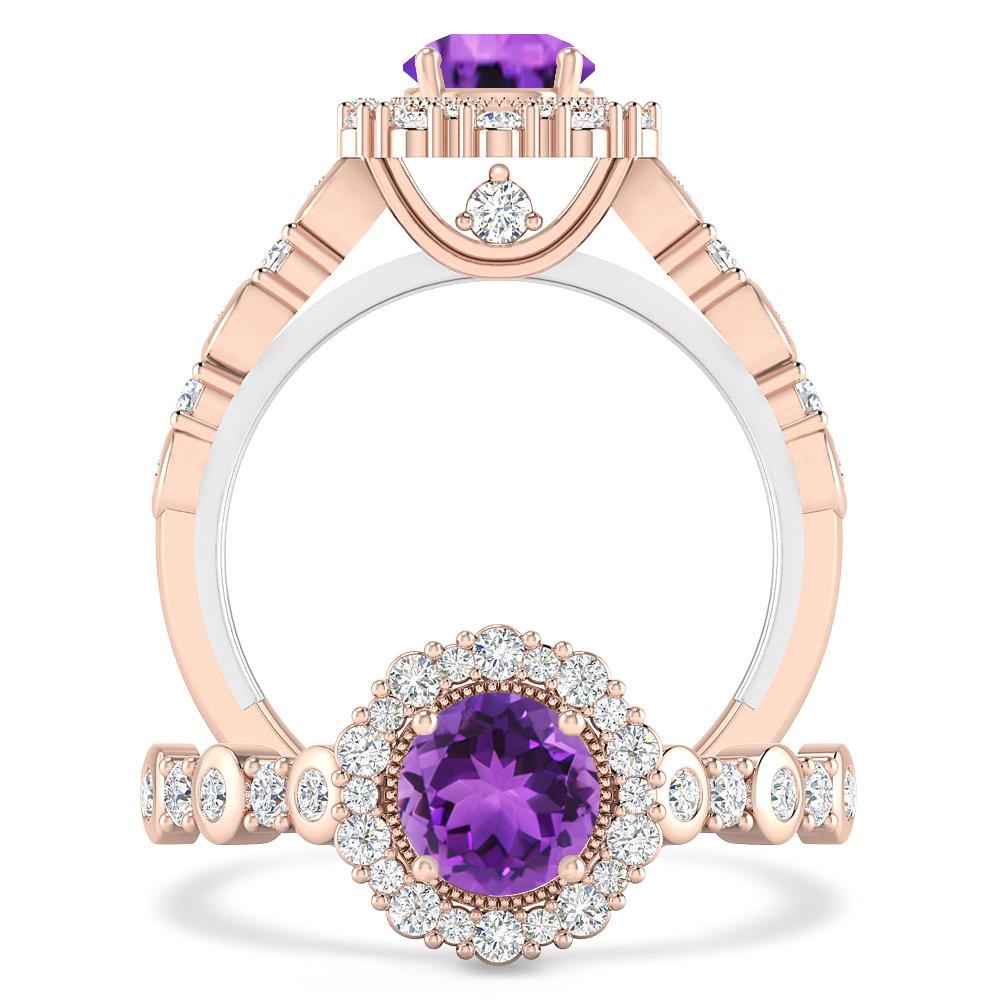 Rose Gold - Amethyst