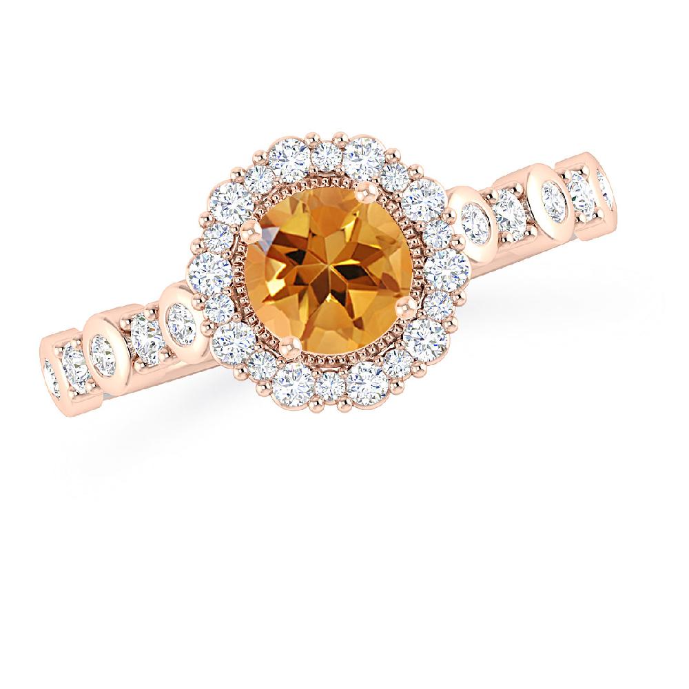 Rose Gold - Citrine