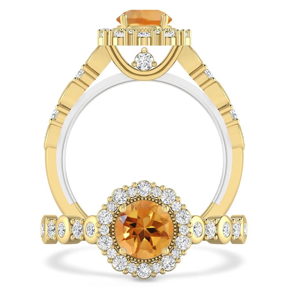 Yellow Gold - Citrine