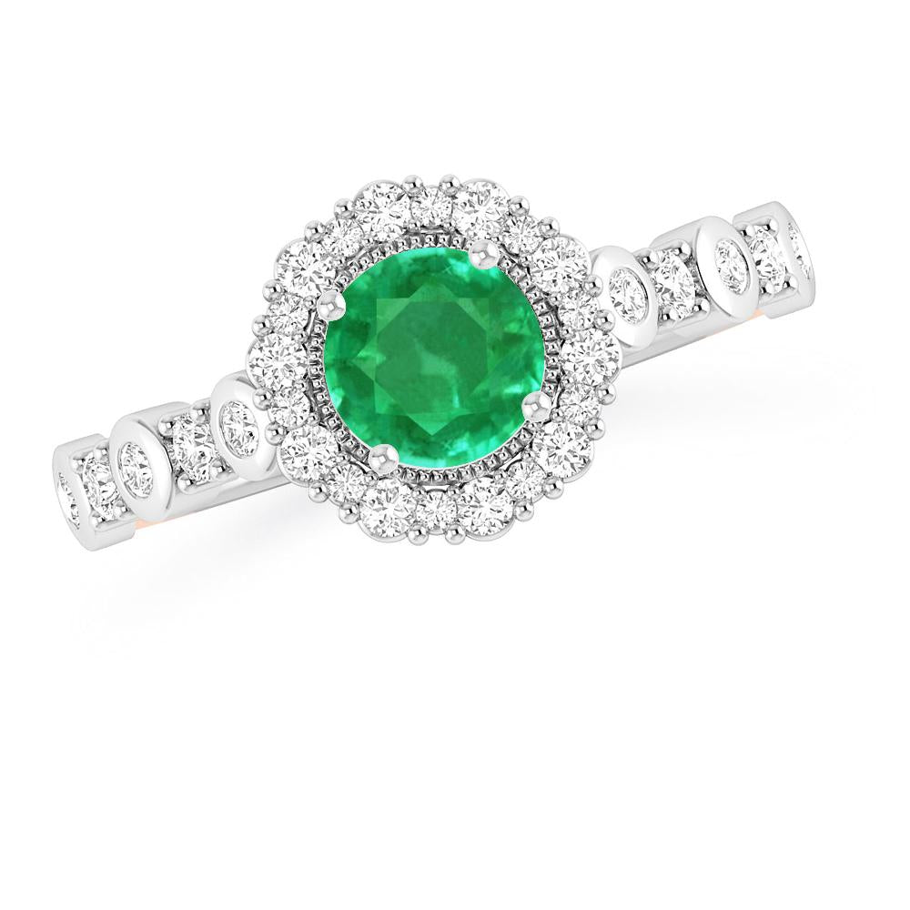 White Gold - Emerald