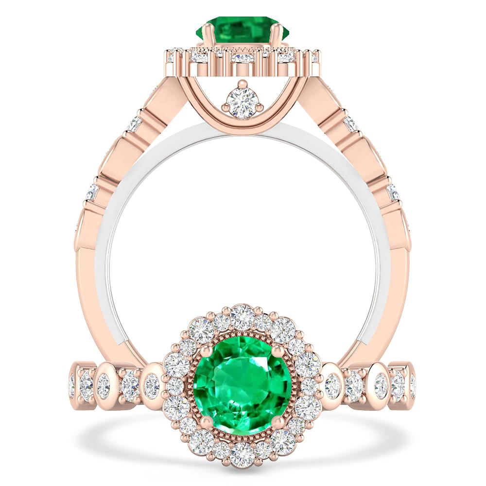 Rose Gold - Emerald