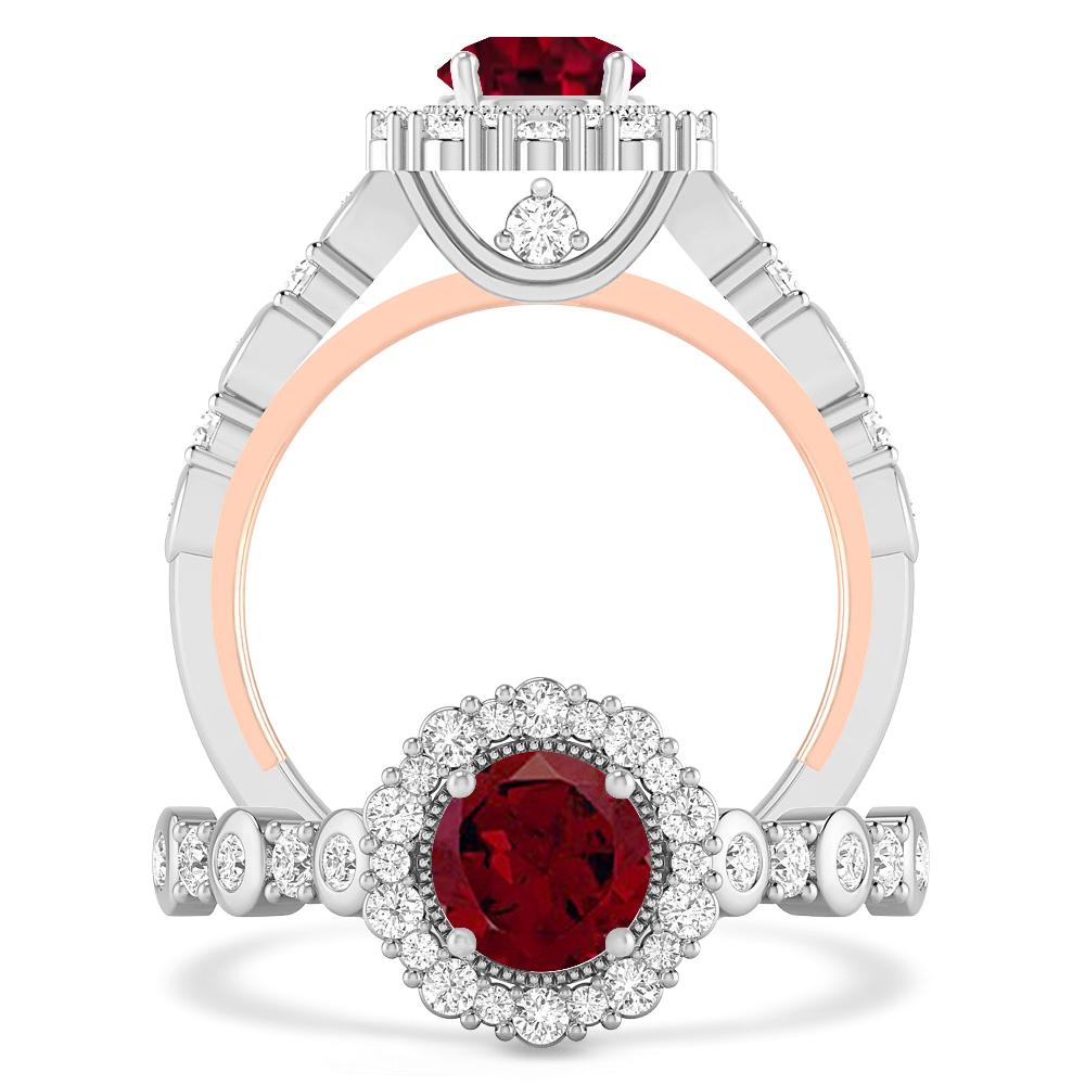 White Gold - Garnet