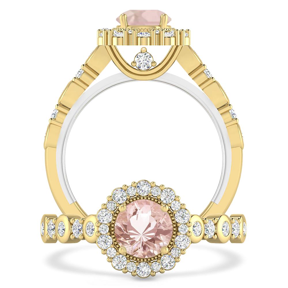 Yellow Gold - Morganite