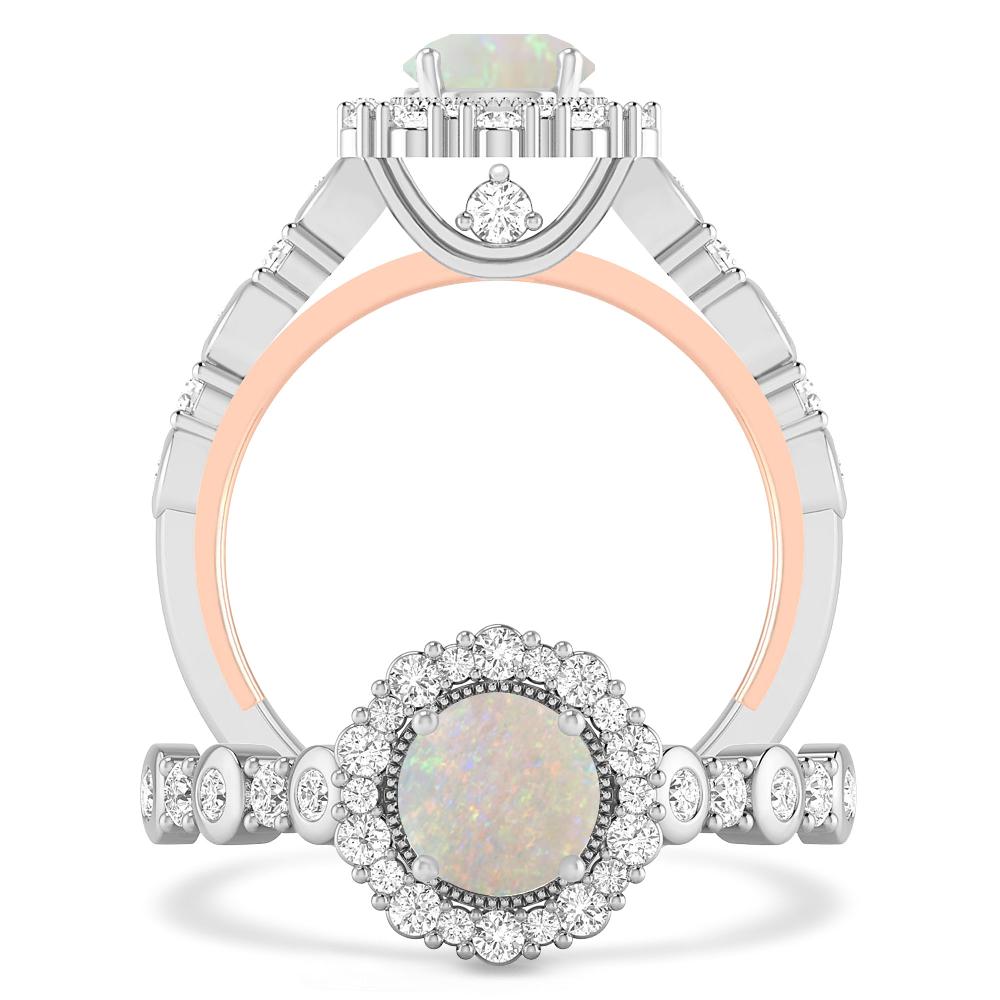 White Gold - Opal