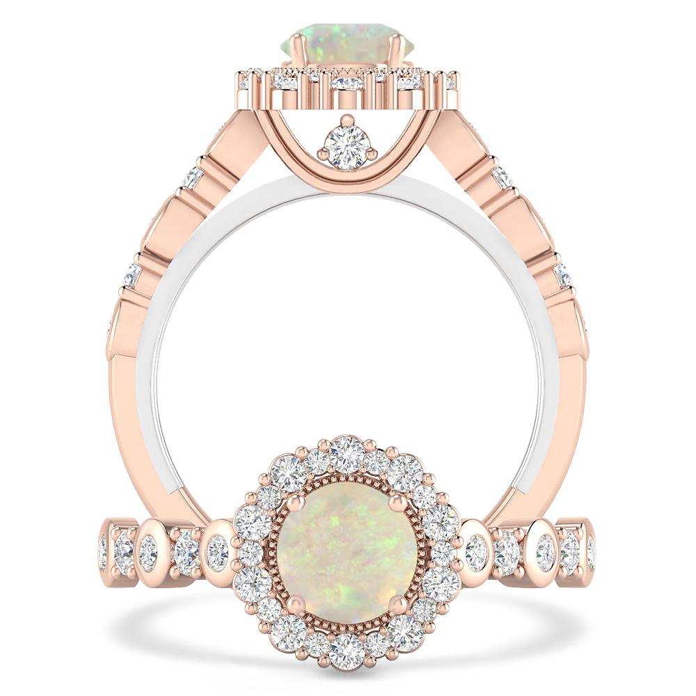 Rose Gold - Opal