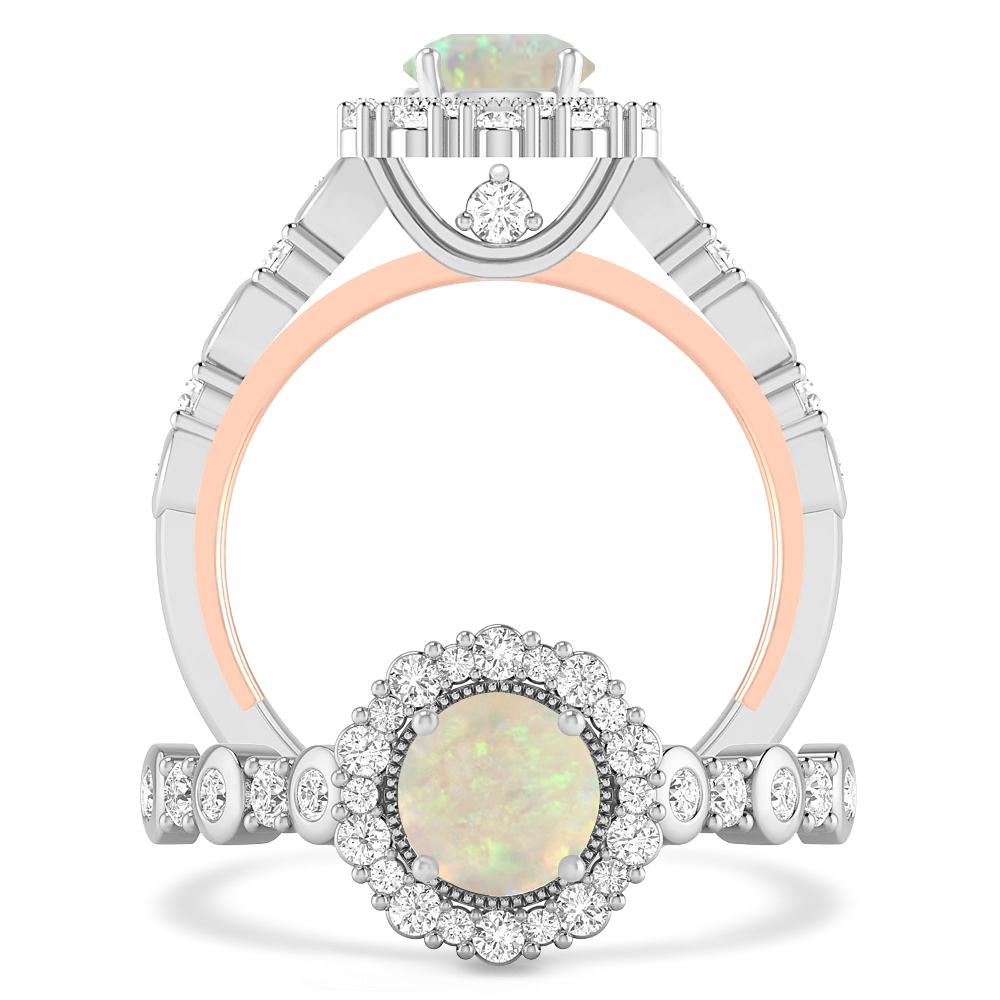 White Gold - Opal