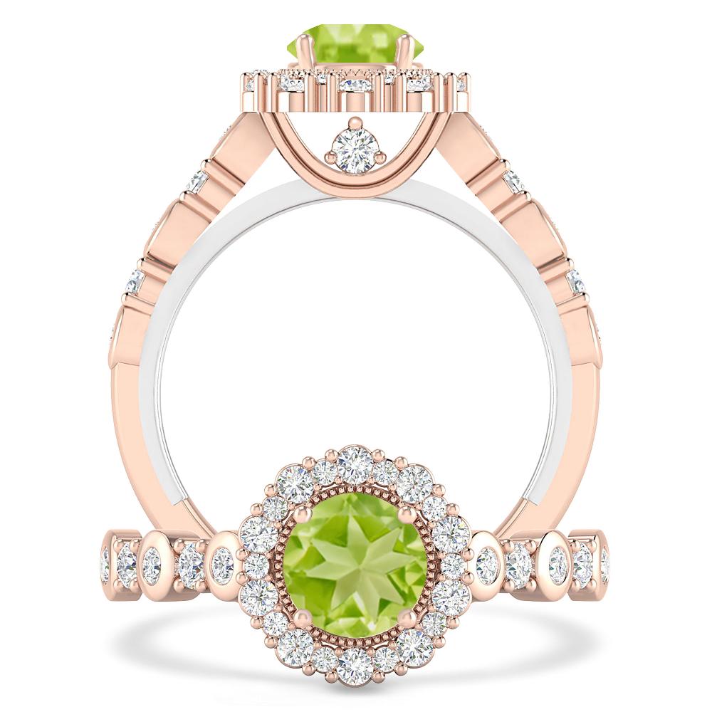 Rose Gold - Peridot