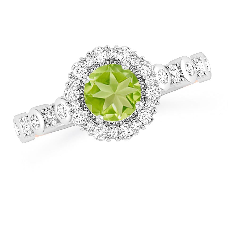 White Gold - Peridot