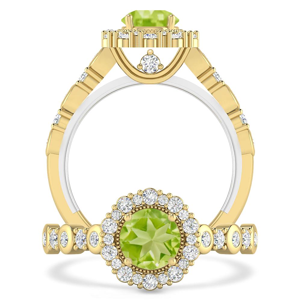 Yellow Gold - Peridot