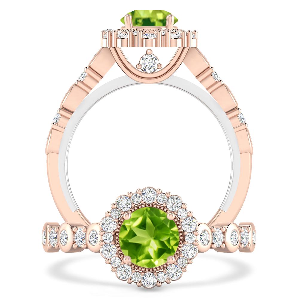Rose Gold - Peridot