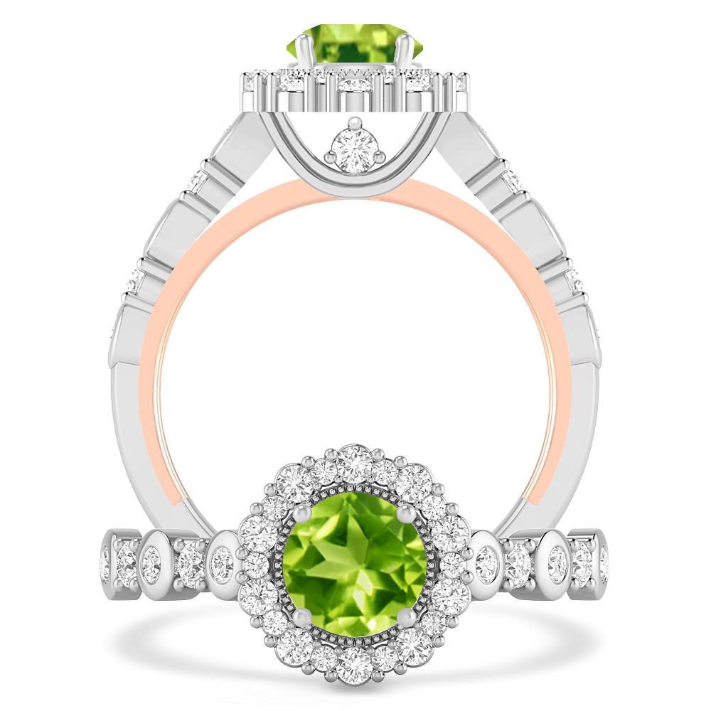 White Gold - Peridot