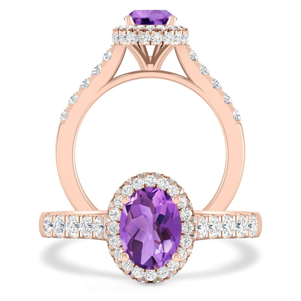 Rose Gold - Amethyst