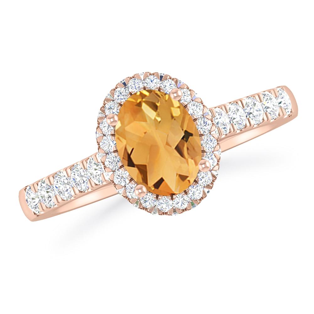 Rose Gold - Citrine