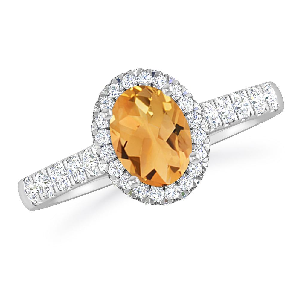 White Gold - Citrine