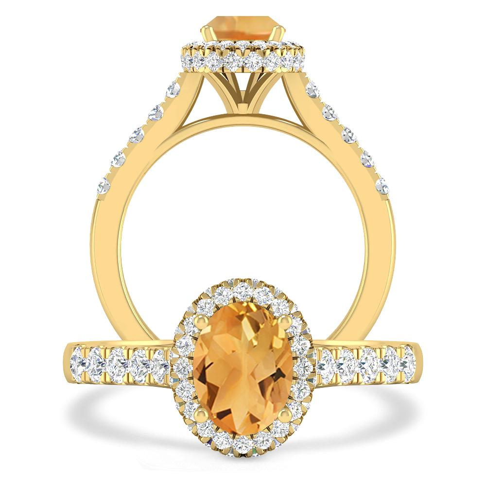 Yellow Gold - Citrine