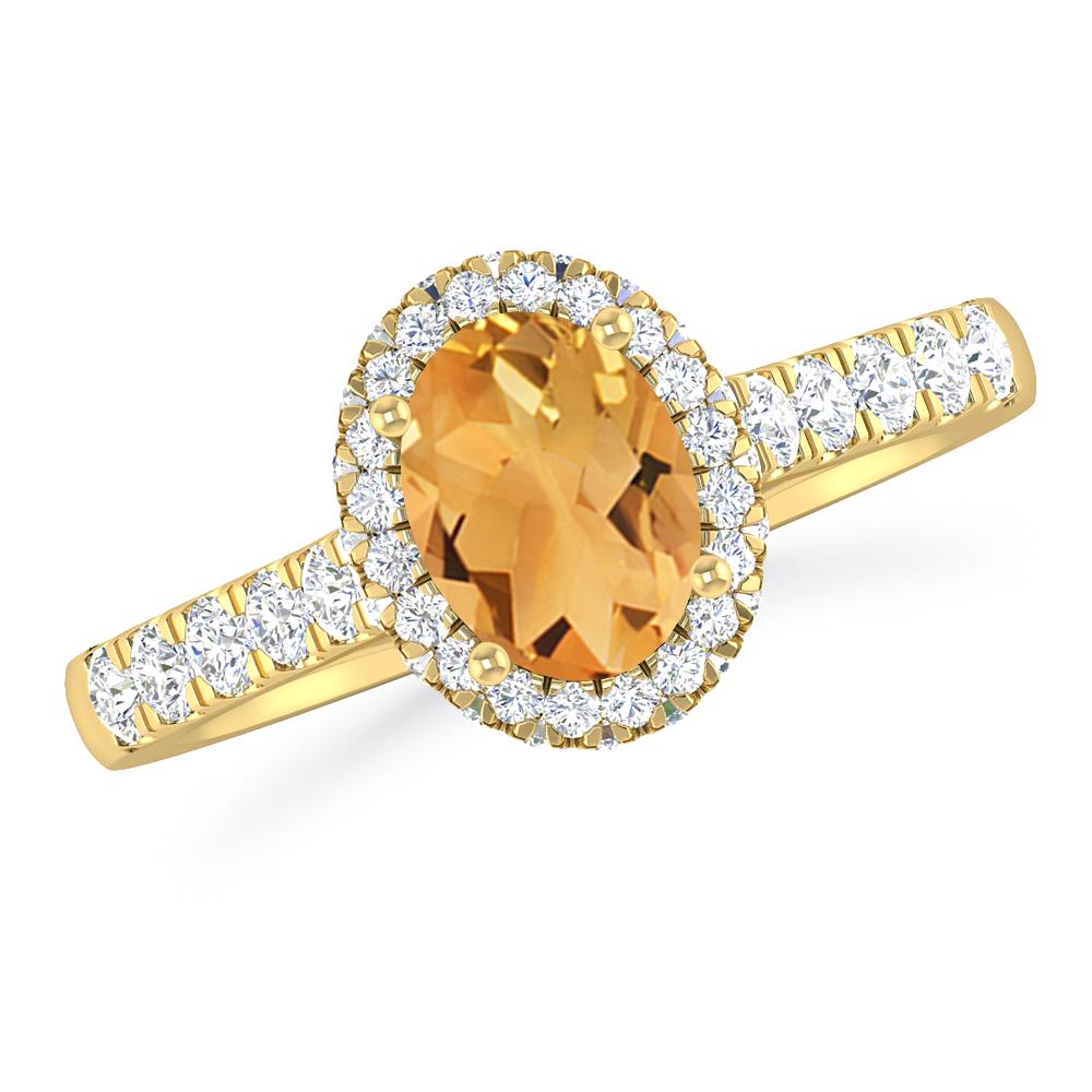 Yellow Gold - Citrine