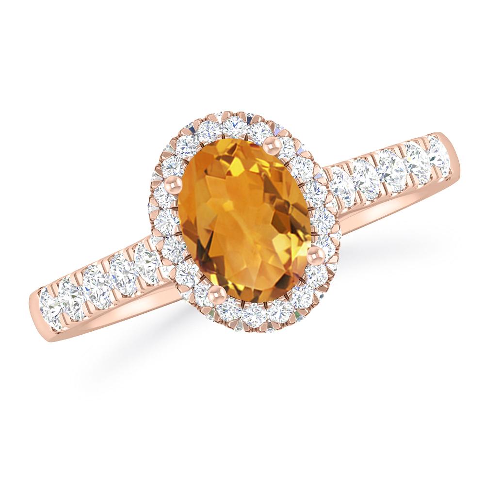 Rose Gold - Citrine