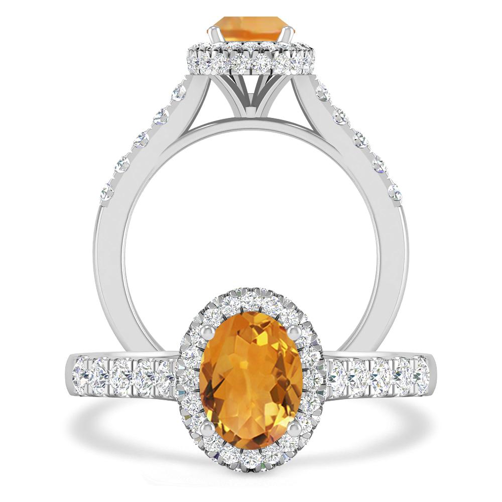 White Gold - Citrine