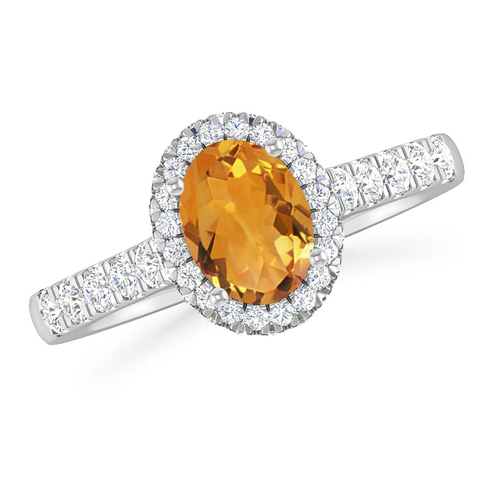 White Gold - Citrine