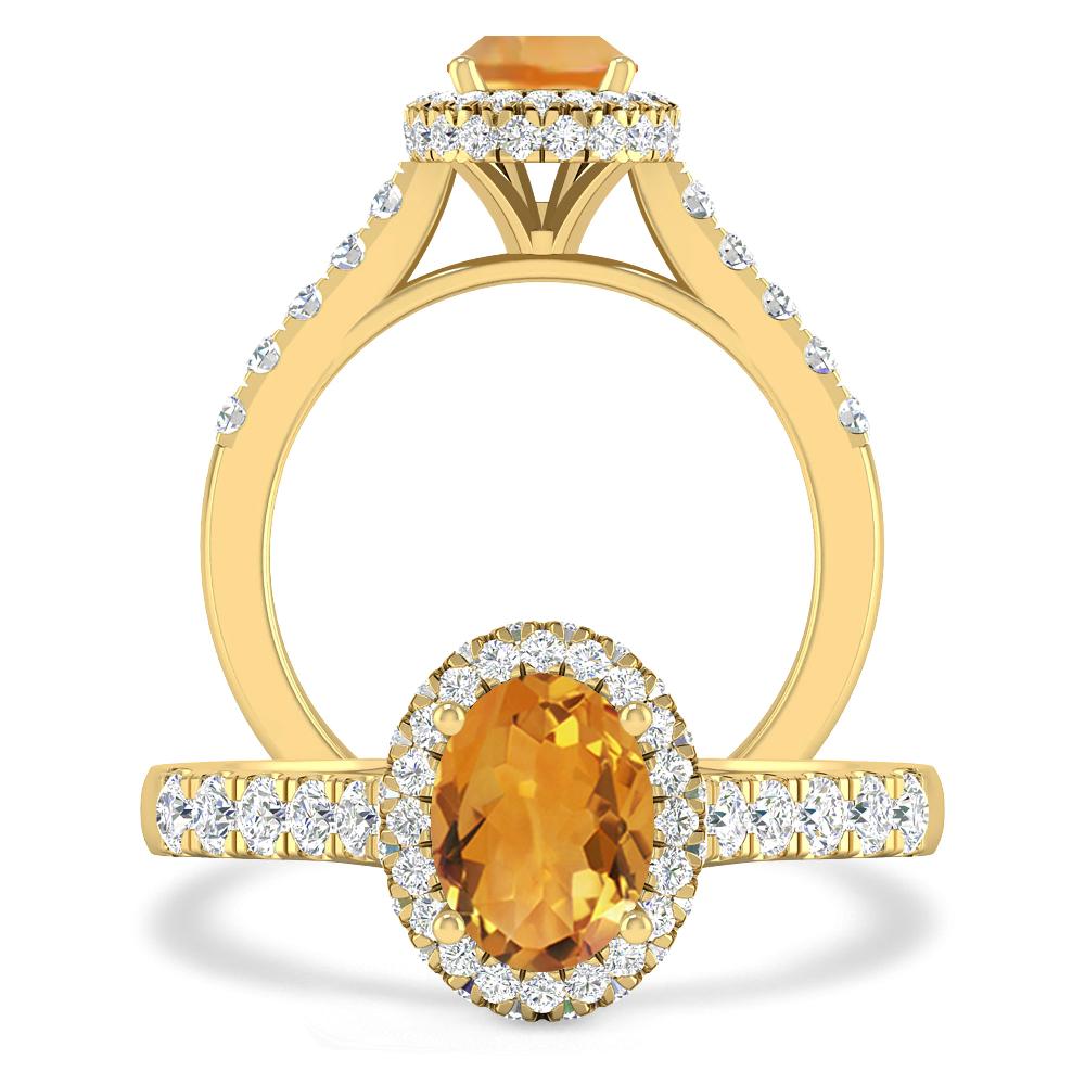 Yellow Gold - Citrine