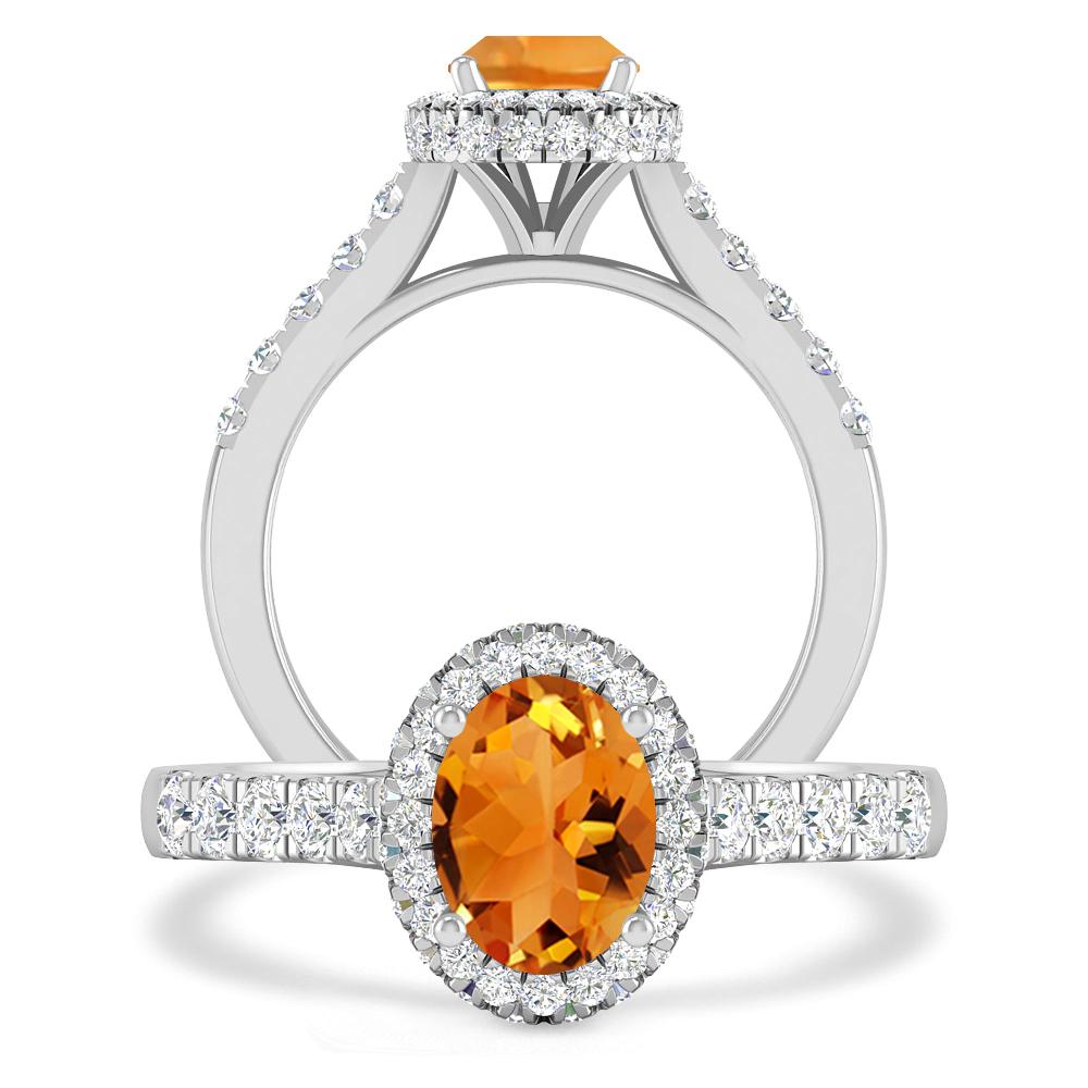 White Gold - Citrine