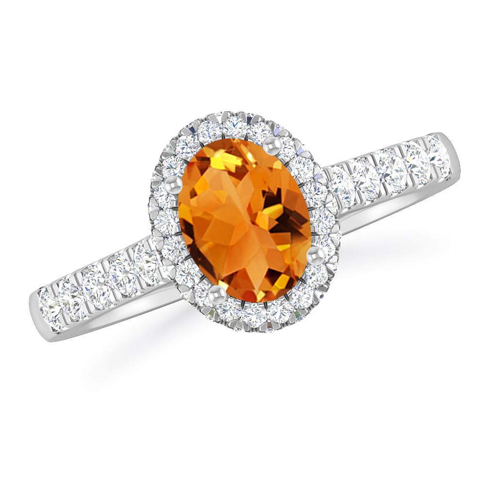 White Gold - Citrine