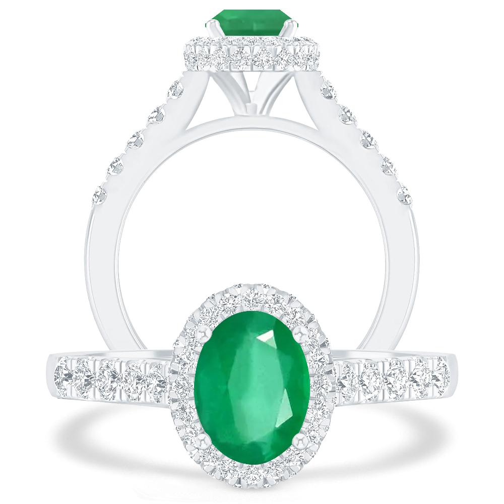 White Gold - Emerald