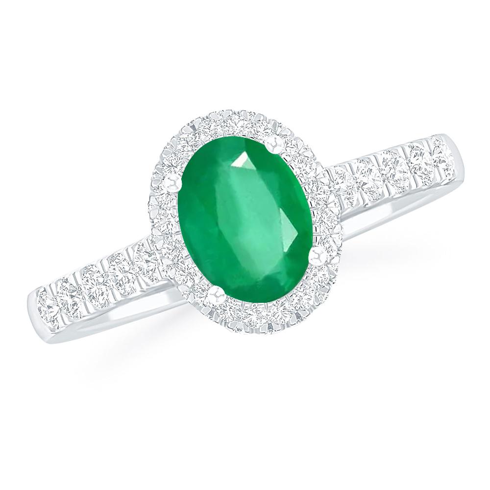 White Gold - Emerald