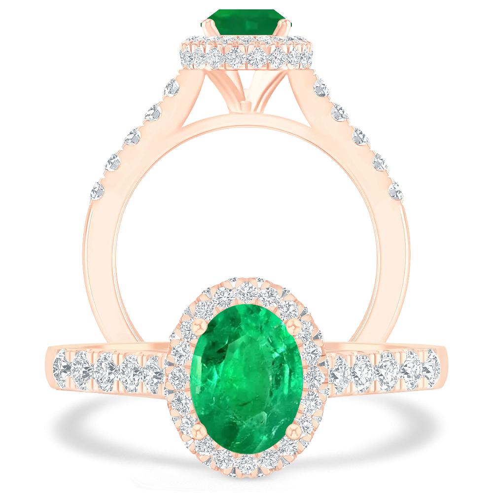 Rose Gold - Emerald