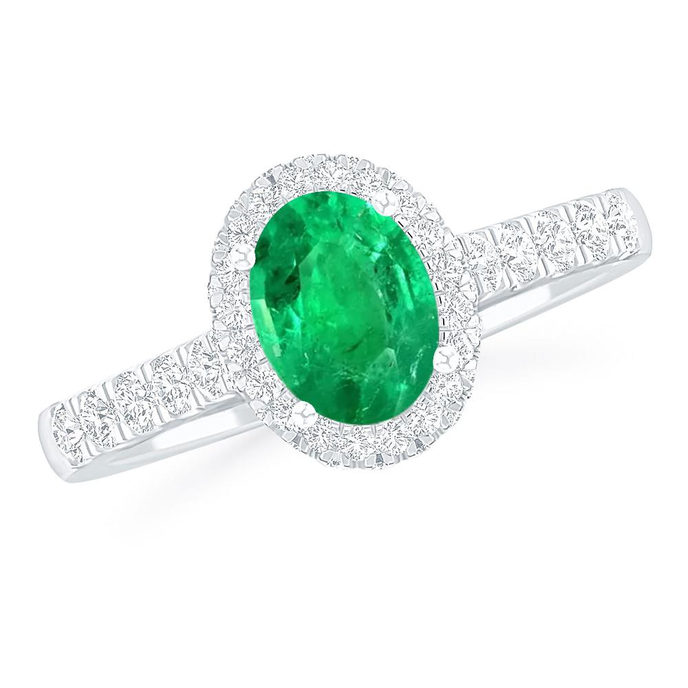 White Gold - Emerald